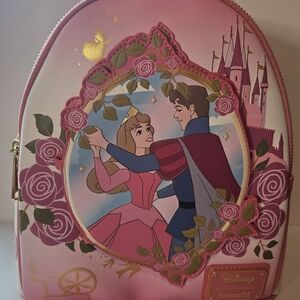 Disney Princess Pink Aurora & Prince Backpack